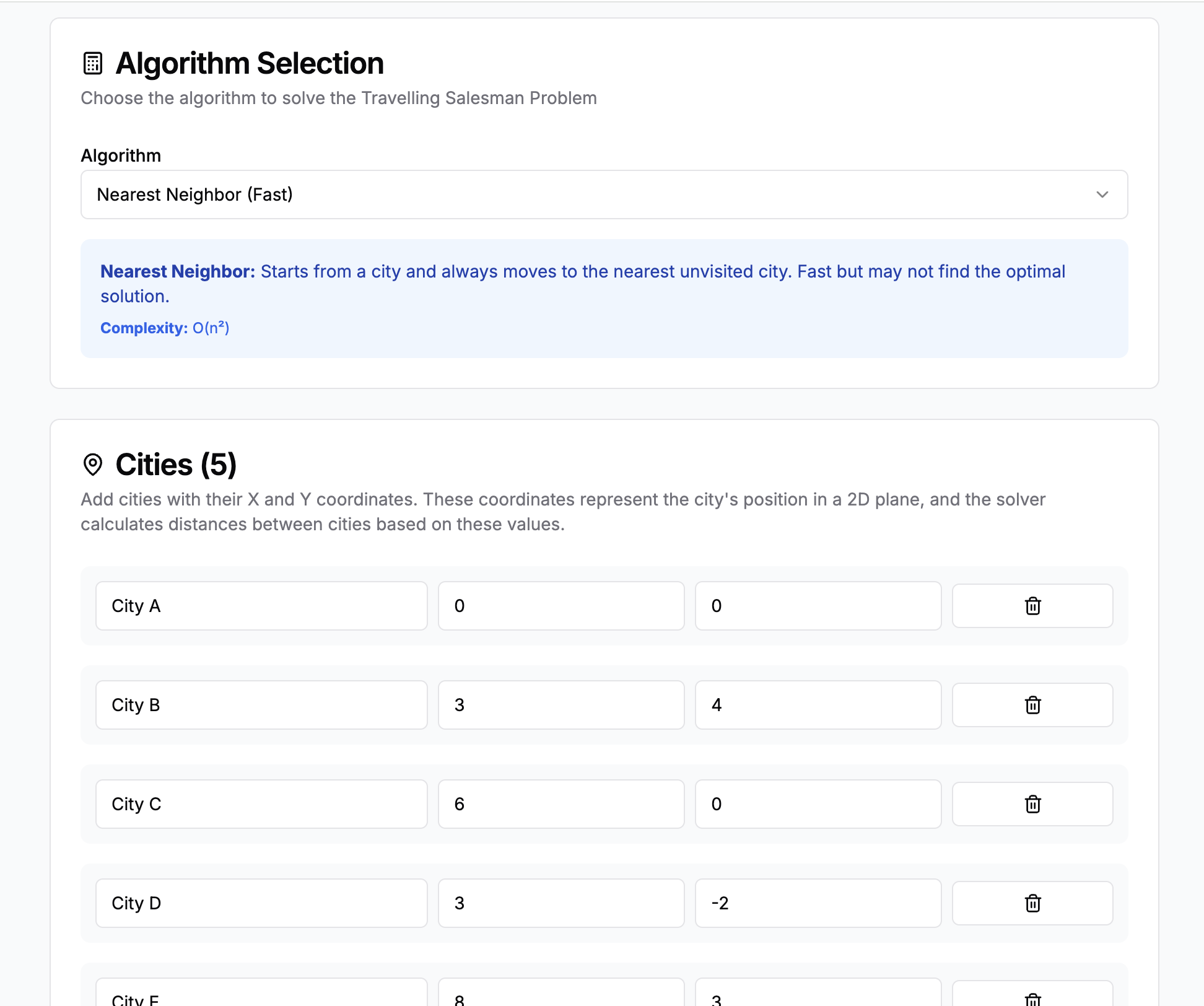 Travelling Salesman Problem Solver preview